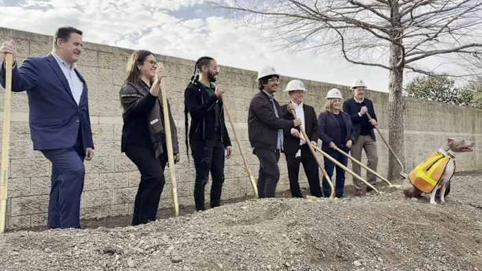 Animal Care Services, San Antonio leaders break ground on new veterinary hospital
