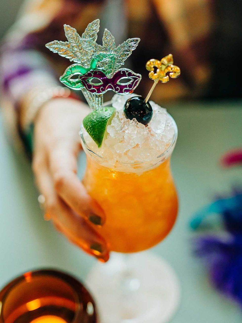 Hotel Lucine Hurricane cocktail