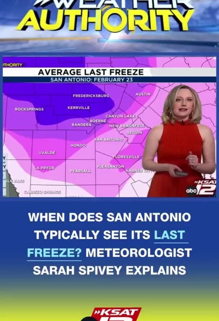 When does San Antonio typically see its last freeze? History says it depends