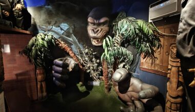A life-sized King Kong statue in the wax museum exhibit of the Austin Museum of the Weird. (Spectrum News 1/ Rhett Brady)