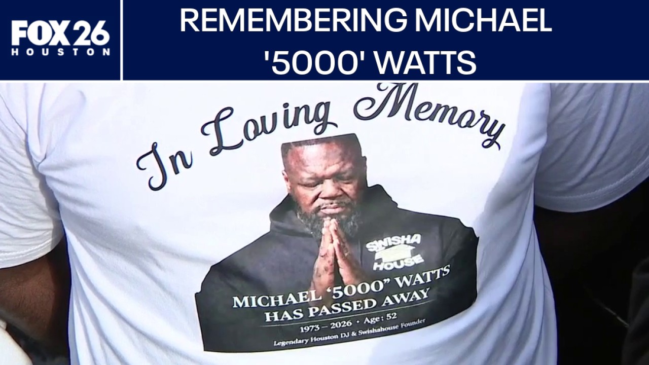 Houston legend honored: Friends, fans gather to remember DJ Michael '5000' Watts