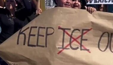 Houston area high school students protest against ICE during walkout in Houston