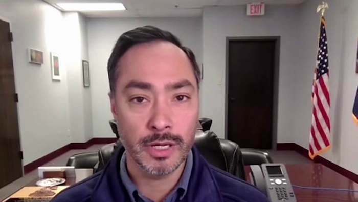 US Rep. Castro visits ICE facility in Pearsall, addresses armed officers entering San Antonio home