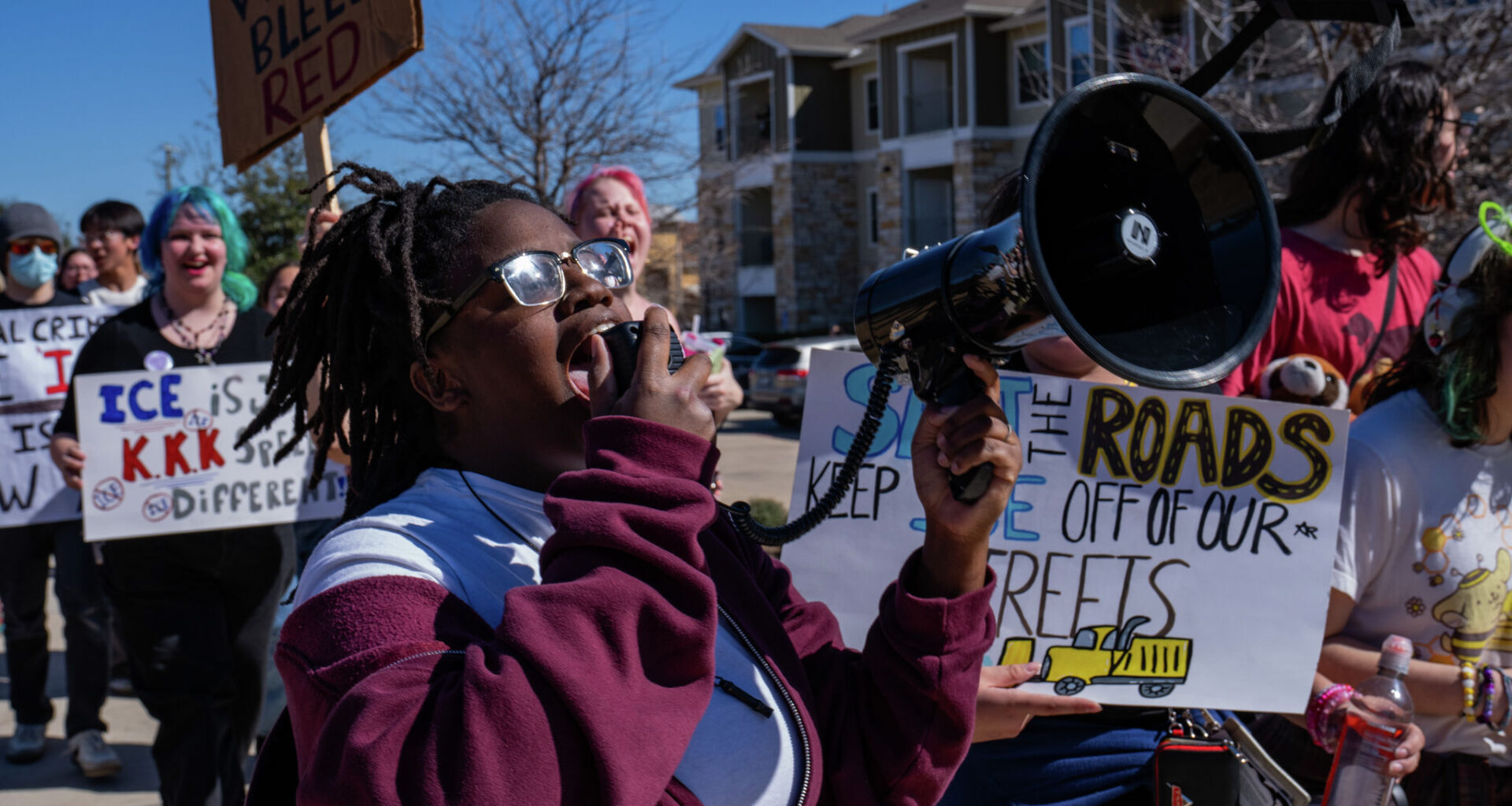 ICE protest prompts student walkout at Round Rock school