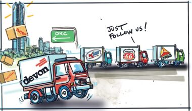 Devon keeps the line to Houston moving