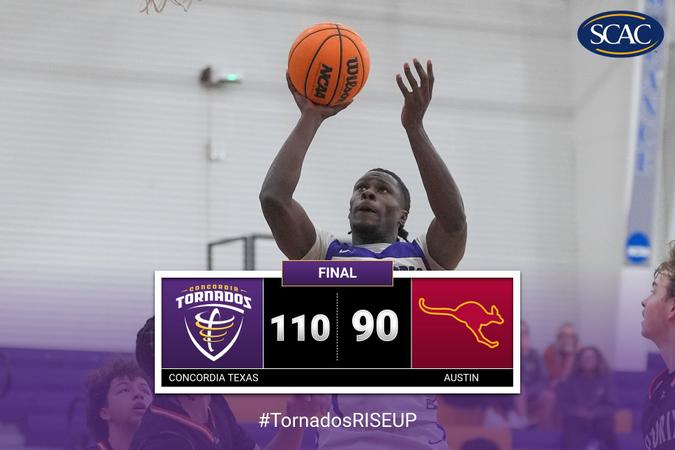 Tornados Roll Past Austin College Behind 60-Point Bench Surge