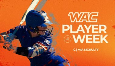 McNulty Earns First WAC Player of the Week Honors of the Season