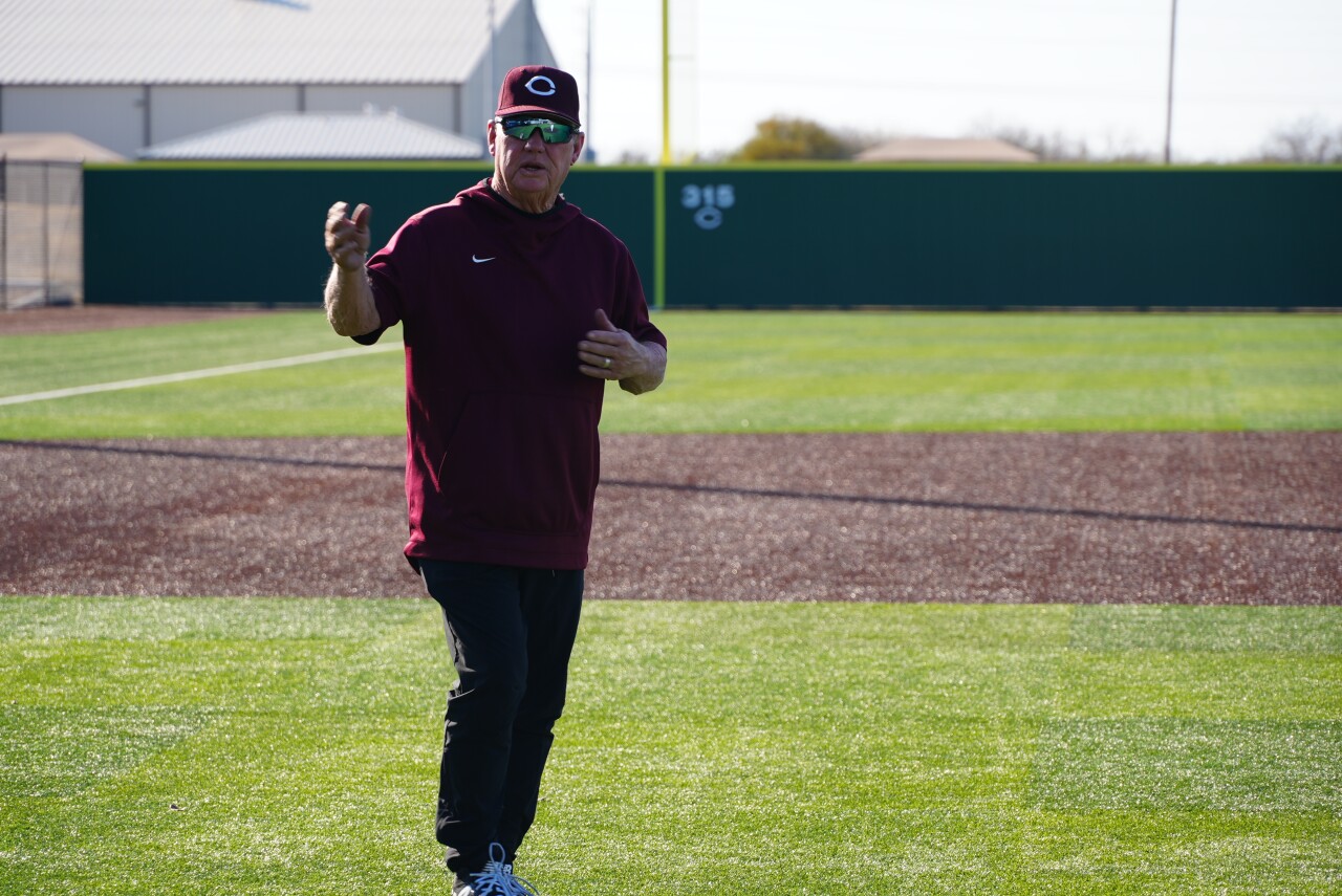 Calallen baseball head coach Steve Chapman
