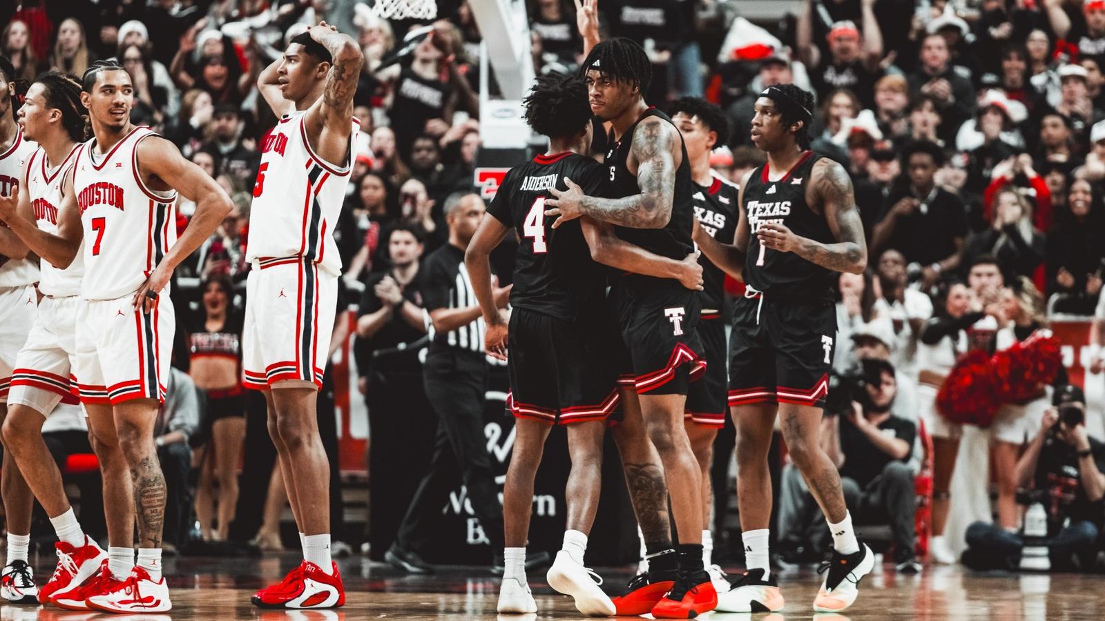 Jaylen Petty looks through the WVU defense with the ball in his hands surveying options for the Texas Tech offense.