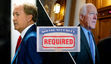 Paxton rescinds Cornyn’s 2001 opinion to require social security numbers for Texas licenses