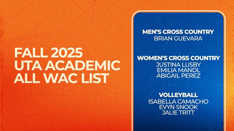 Western Athletic Conference Names Seven Student-Athletes Fall Academic All-WAC