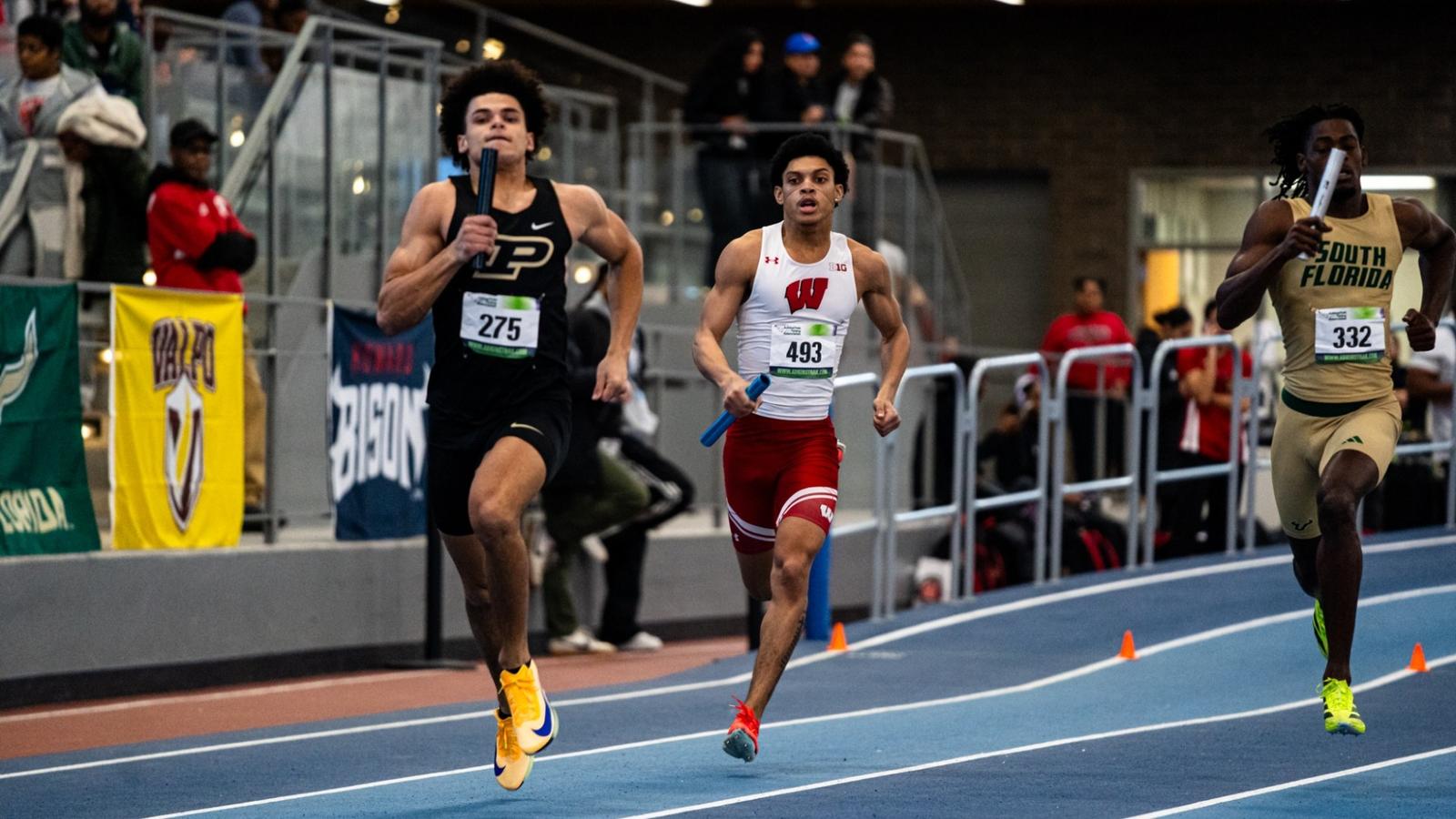 second fastest 4x400 in school history