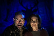 Chad Cline and Shannon J. McGrann star in Theatre Three's production of Aaron Mark's "Deer."