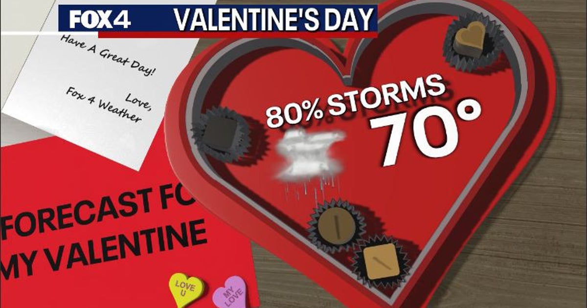 Dallas weather: Rainy Valentine’s Day weekend forecast brings storm threats