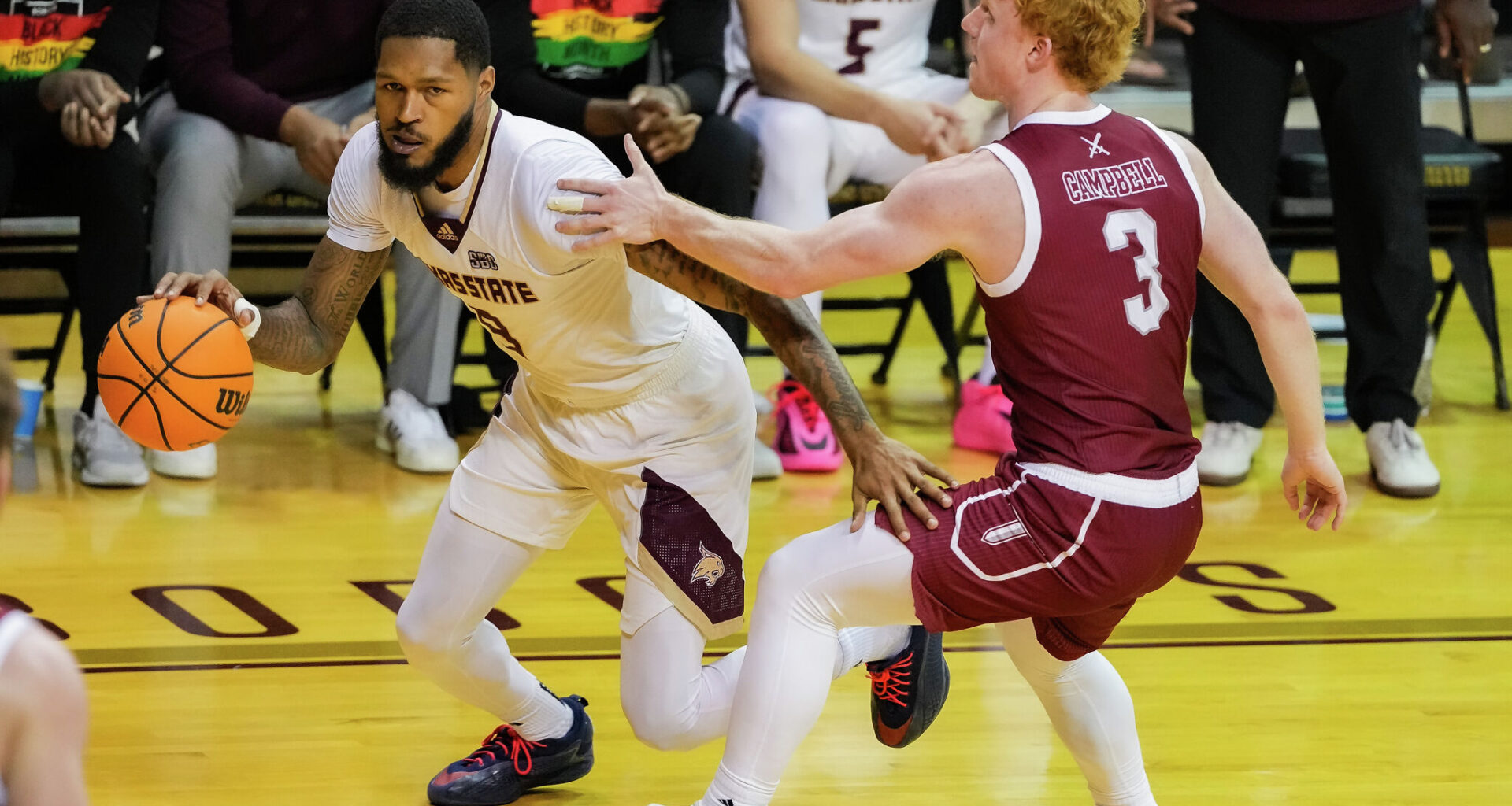 Troy loses grip of Sun Belt, falls to Texas State men's basketball