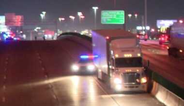 Pedestrian killed in semi-truck collision on Dallas freeway