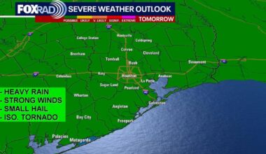 Houston weather: Severe storms expected for Valentine's Day, FOX 26 Storm Alert