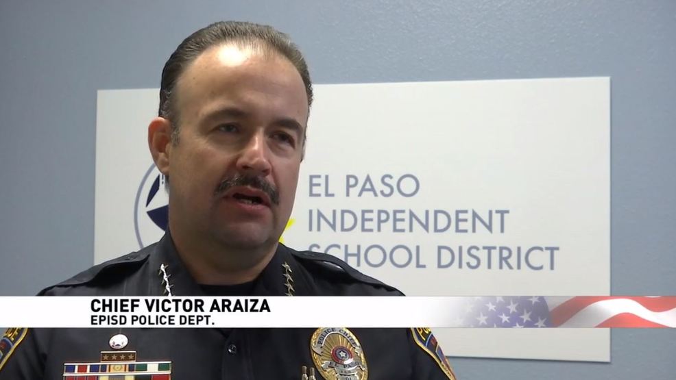 Before Chavira, Victor Araiza was the EPISD police chief before he was placed on administrative leave in 2019. Credit: KFOX14/CBS4