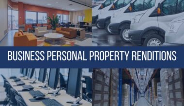 TAD: Remember to File Required Business Personal Property Renditions