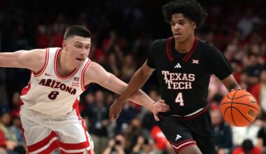 No. 16 Texas Tech rallies to beat No. 1 Arizona 78-75 in OT for Wildcats' second straight loss
