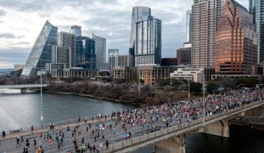 30,000 runners at the 2026 Austin Marathon, Half Marathon, 5K