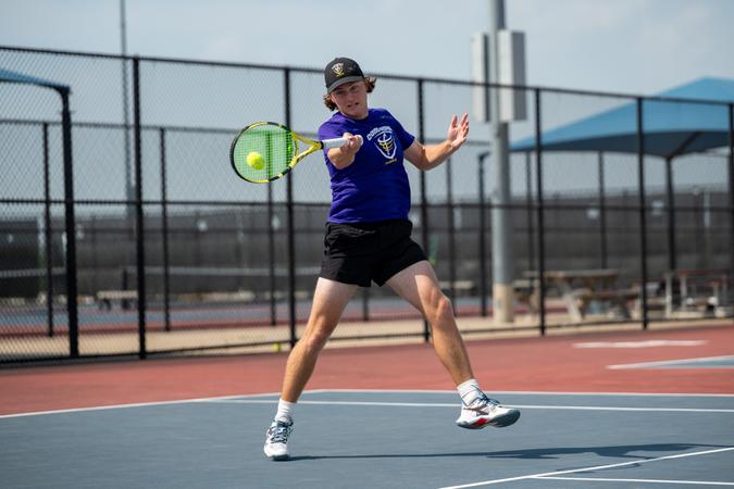 Men's Tennis Downed at Trinity.