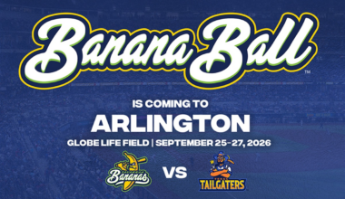 Savannah Bananas come to Globe Life Field Sept. 25-27, 2026