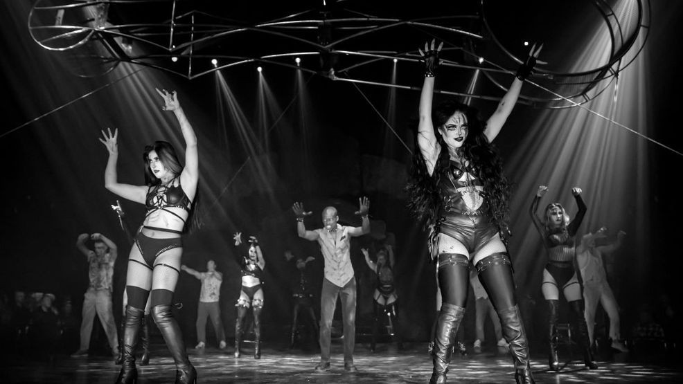 Paranormal Cirque - Black Unit- photographer Ralph Arvesen- closing dance. Credit: Paranormal Cirque