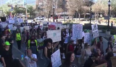 College, high school students protest immigration policies in downtown San Antonio