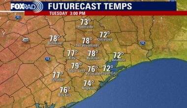 Houston weather: Pleasant Tuesday ahead, spring-like temps on the way