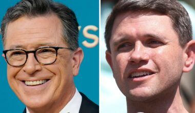 Stephen Colbert says CBS lawyers pulled James Talarico interview as early voting begins in Texas