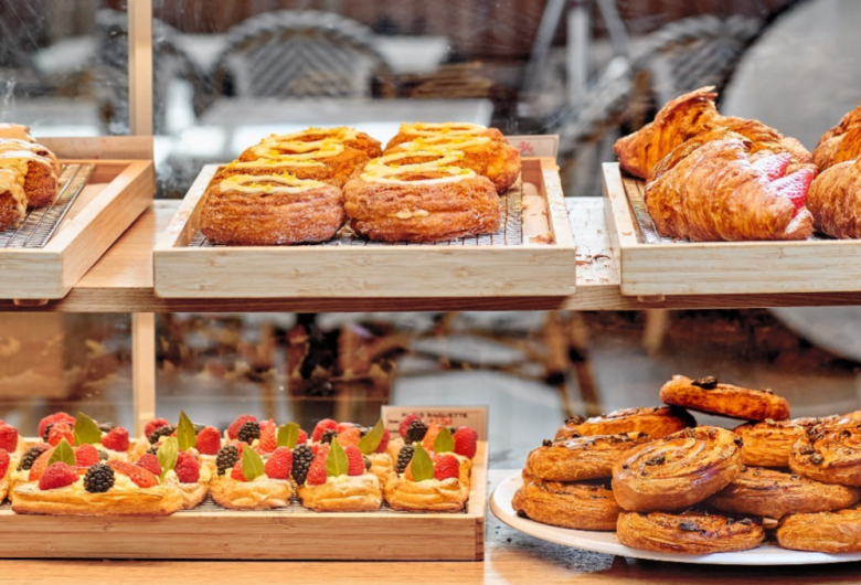 Paris Baguette locations specialize in breads, pastries, cakes and coffee.