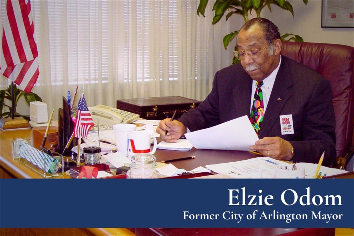 Remembering Former Arlington Mayor and City Councilman Elzie Odom