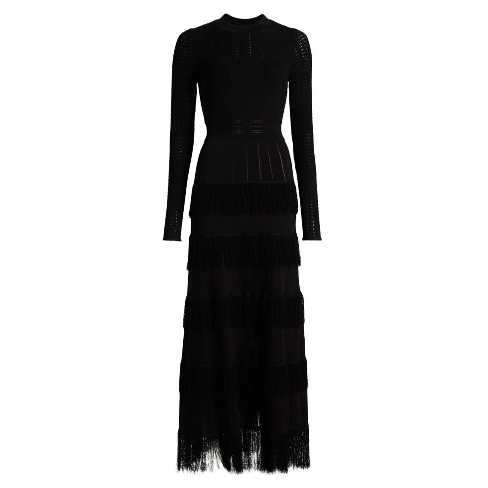 Piper Fringe Knit Maxi Dress