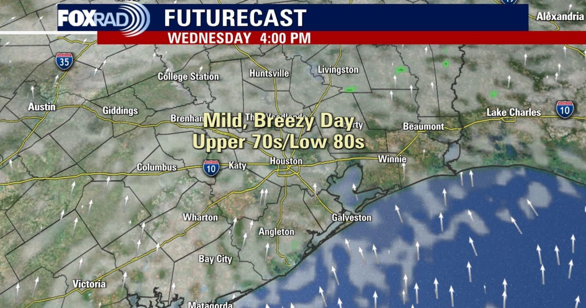 Houston weather: Spring-like temperatures Wednesday in the 80s