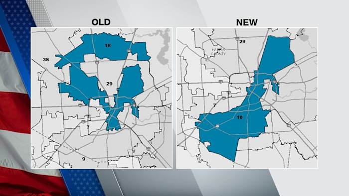 Houston voters adjust to new congressional districts during primary
