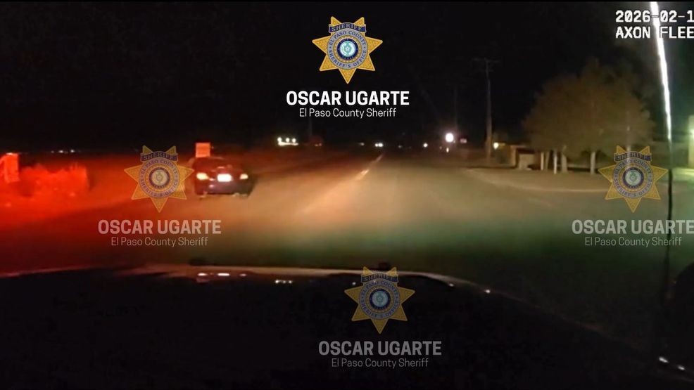 BODYCAM: Couple arrested after off-road chase ends in Far East El Paso desert. Credit: EPCSO