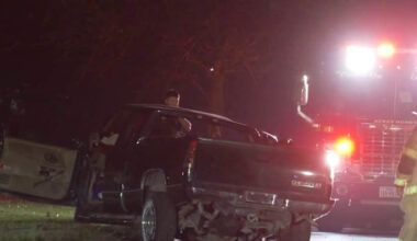 Driver ejected from vehicle after crashing into pole in northwest Houston