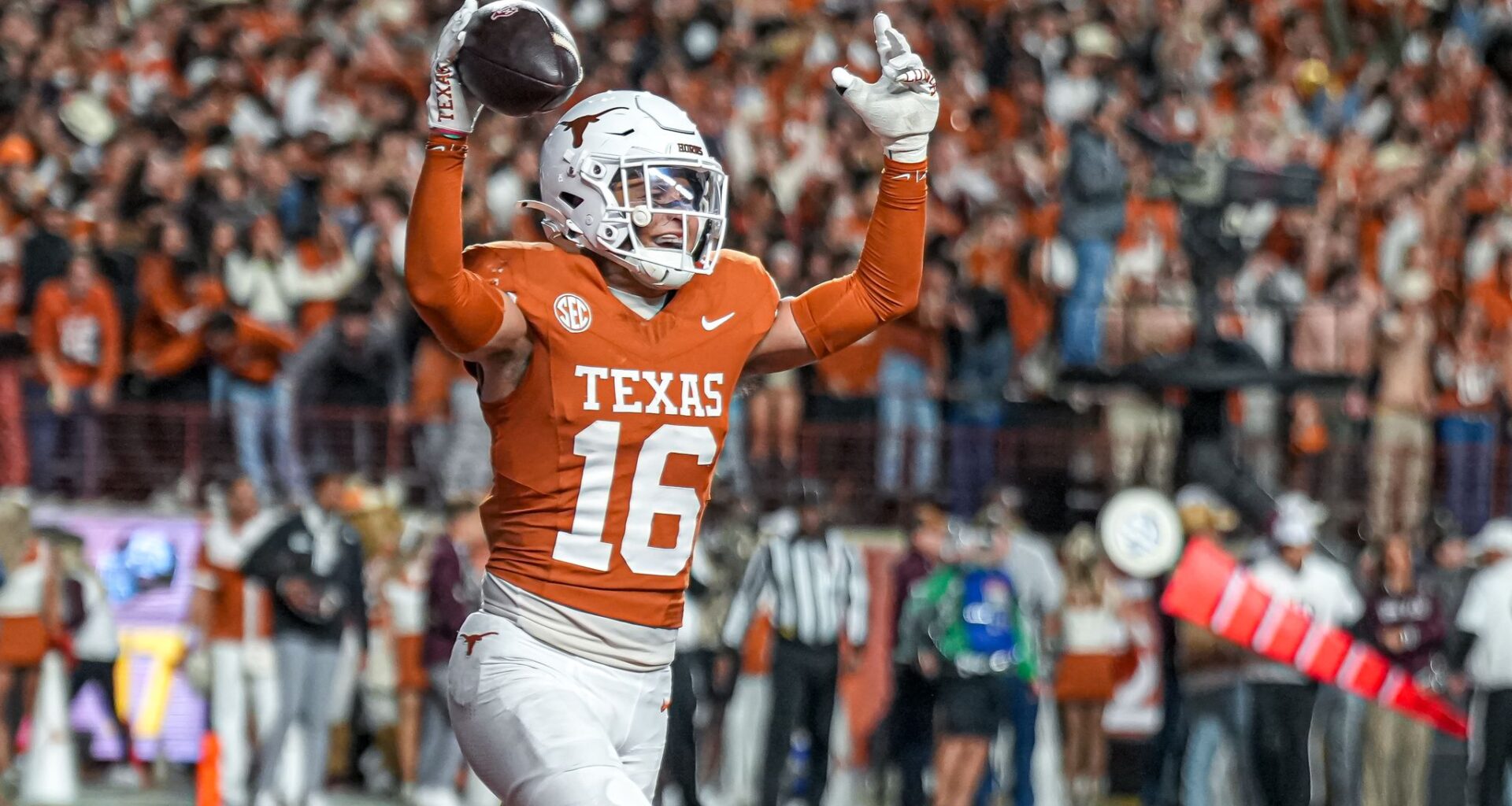 Where does Texas' Michael Taaffe rank?