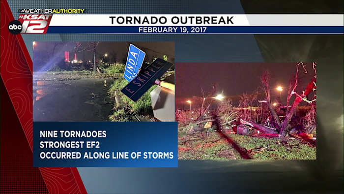9 years ago today multiple tornadoes touched down in and around San Antonio