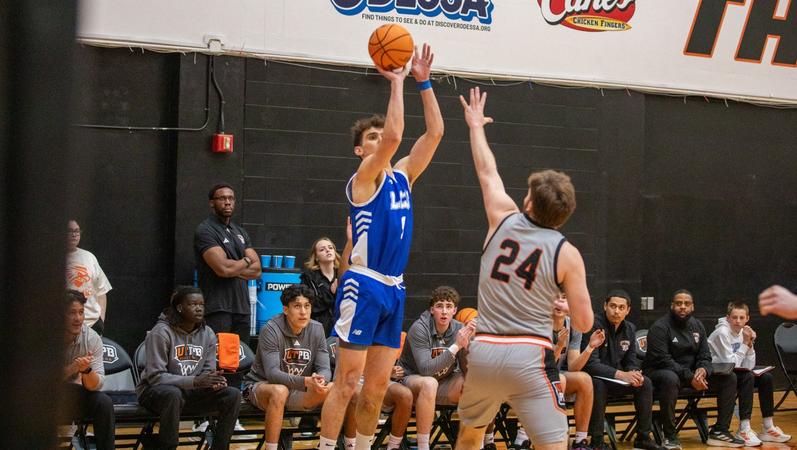 Chaps Survive Hot-Shooting Falcons - Lubbock Christian University Athletics