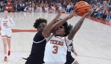 Madison Booker scores 23 points and No. 4 Texas routs Mississippi State 92-42