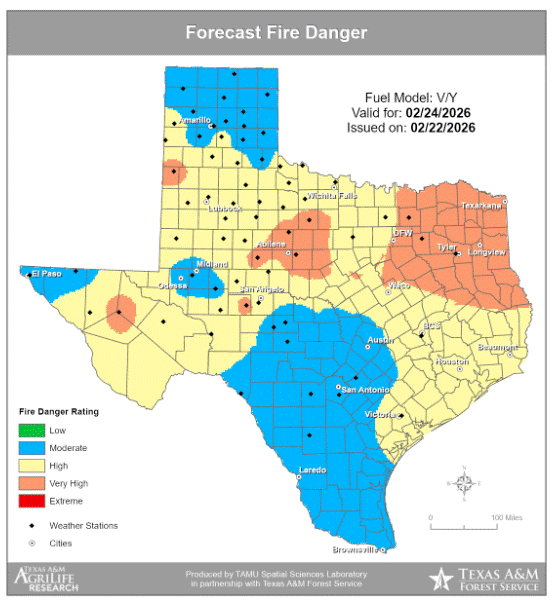 Wildfire risk is high as Austin stays dry. When will we ever see rain?