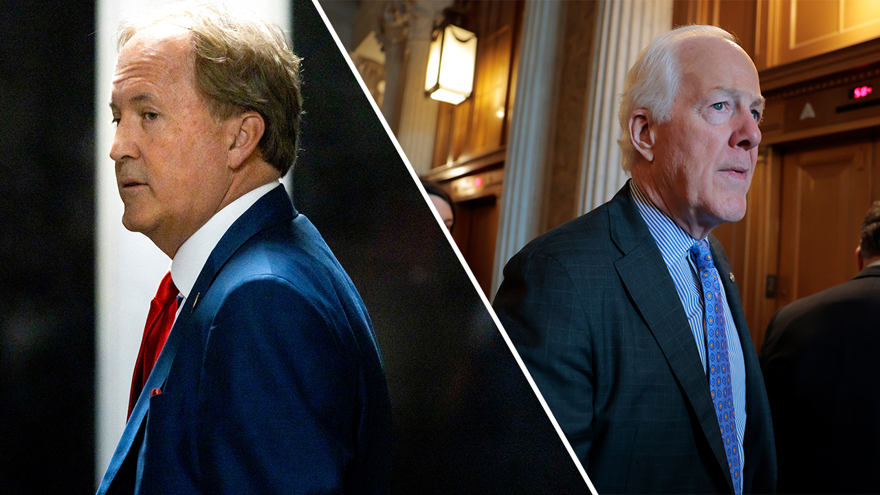 Texas Senate Primary candidates Ken Paxton, John Cornyn attend Trump's State of the Union address