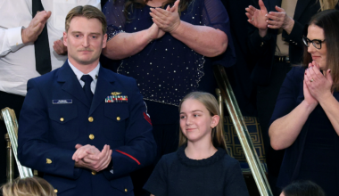 Trump reunites flood hero Scott Ruskan with saved girl at State of the Union