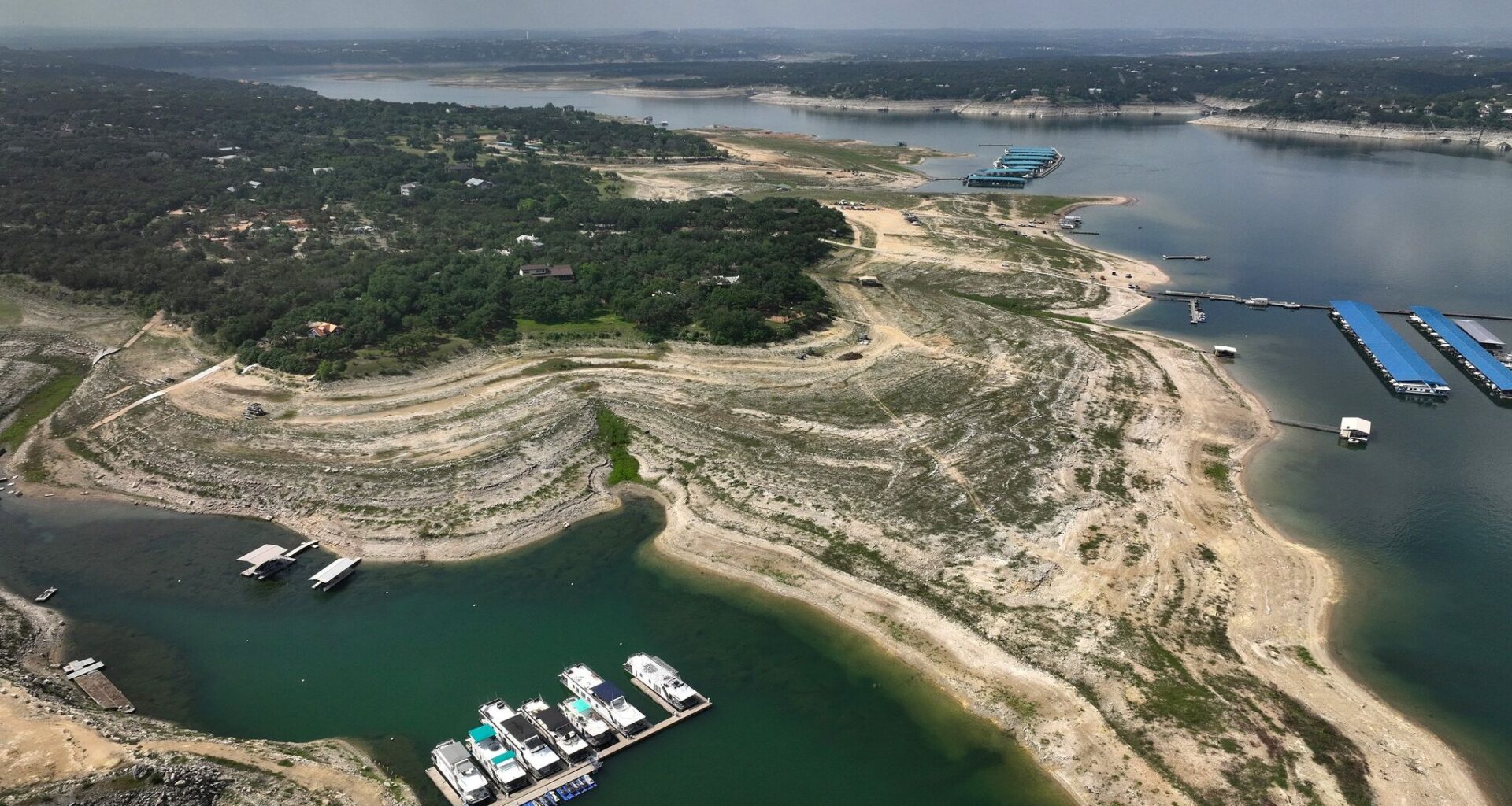 As hot, dry February ends, what's the effect on lakes?