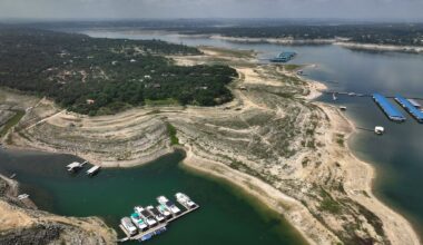 As hot, dry February ends, what's the effect on lakes?