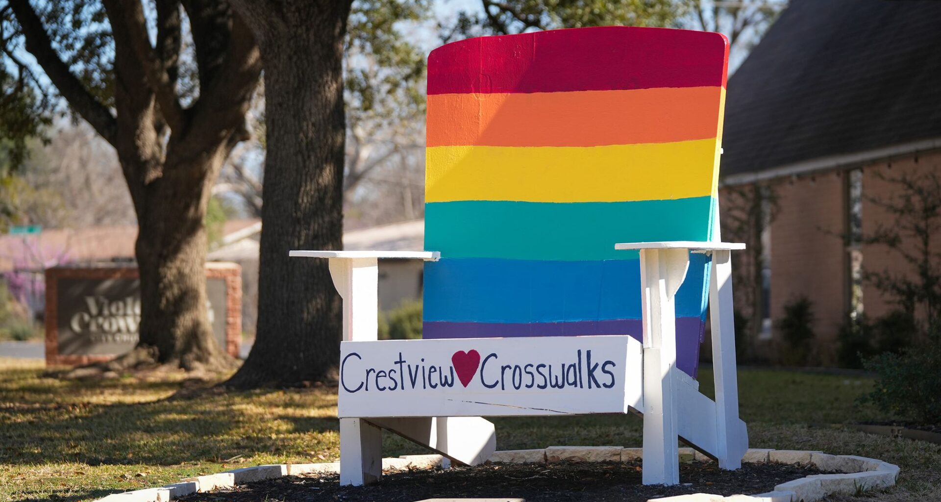 Austin removed a rainbow crosswalk. Crestview neighbors repainted it.