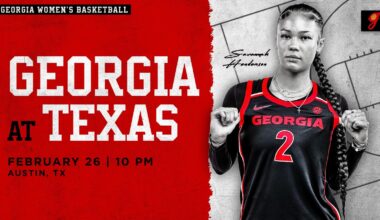Georgia guard Rylie Theuerkauf (14) during Georgia’s game against Ole Miss at Stegeman Coliseum in Athens, Ga., on Sunday, Jan. 18, 2026. (Conor Dillon/UGAAA)