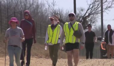 Faith leaders begin 90-mile march from Dilley calling for release of children, parents in ICE custody